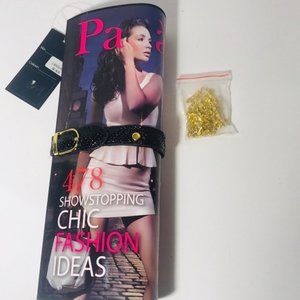 NWT PAPARAZZI MAGAZINE CLUTCH PURSE